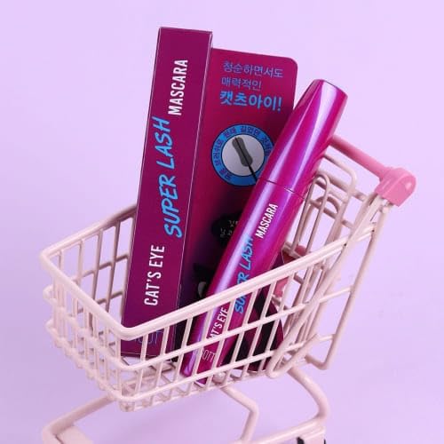 Cat's Eye Super Lash Mascara 0.42oz/12g - Long Lashes for Feminine and Charming Look (Super Lash Mascara)