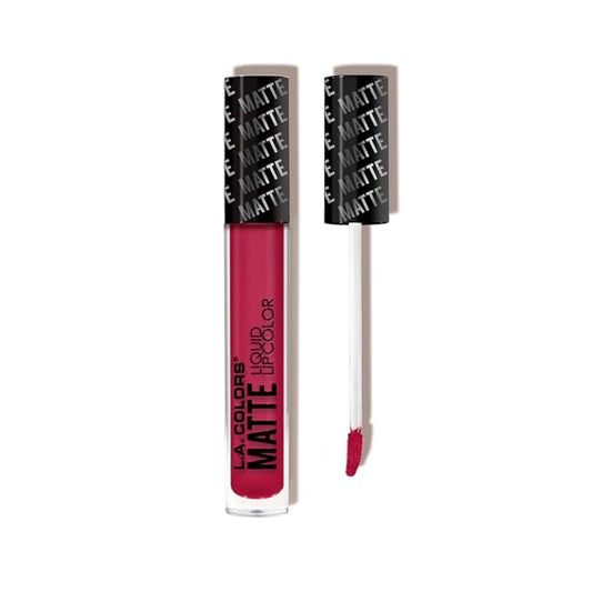 L.A. COLORS Matte Liquid Lip Color, Feisty CLG412