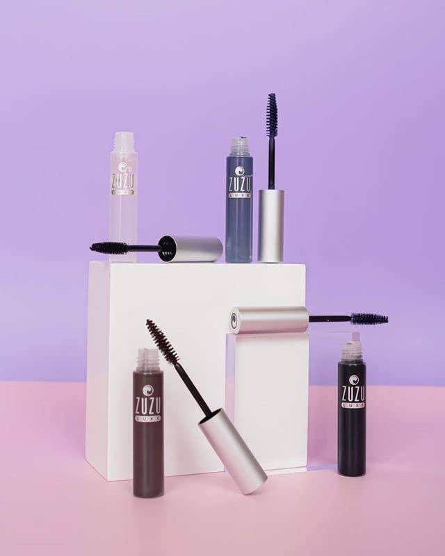 ZUZU LUXE Luxe Mascara (Onyx), Water resistant, Natural, Paraben Free, Vegan, Gluten-free, Cruelty-free, Non GMO, Adds volume to lashes, Vitamin Enriched formula conditions lashes, 0.25 oz.