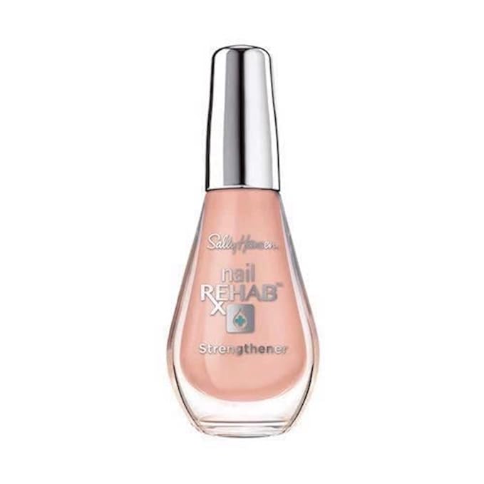 Sally Hansen Treatment Nail Rehab 41054, Nail Strengthener, Nail Hardener 0.33 Oz, Nail Growth Serum, Nail Strengthening Polish, Protection for Damaged Nails, Visibly Healthy Nails, Protect Nails