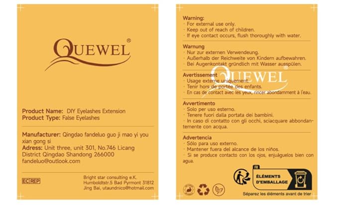 QUEWEL Eyelash Extensions 0.03mm D Curl 11mm Supplies Matte Black Individual Eyelashes Salon Use|0.03/0.05/0.07/0.10/0.15/0.20mm C/D Single 8-18mm Mix 8-15mm/10-15mm|（0.03 D 11mm）