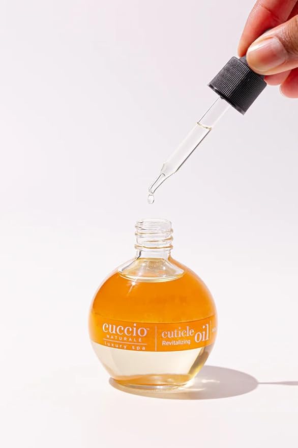 Cuccio Naturale Revitalizing- Hydrating Oil For Repaired Cuticles Overnight - Remedy For Damaged Skin And Thin Nails - Paraben /Cruelty-Free Formula - Milk And Honey - 2.5 Oz