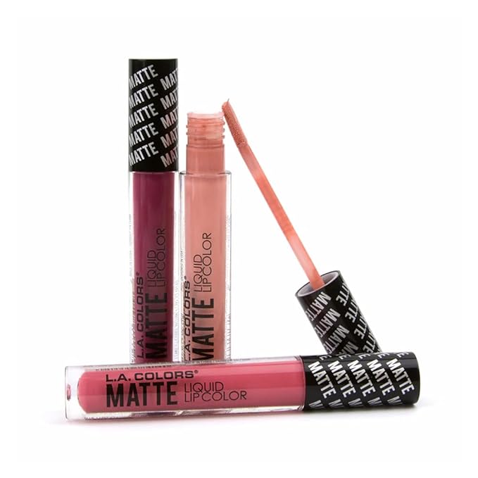 L.A. COLORS Matte Liquid Lip Color, Feisty CLG412