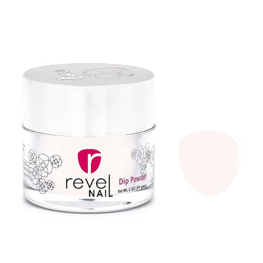Revel Nail Dip Powder - Clear Build Powder, Strengthener, Long-Lasting Dip Nails, French Nails, DIY, Professional Dipping Powder, Vivien (Clear) 2 Oz