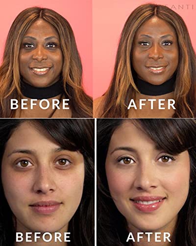 VASANTI Oil-Free Foundation & Concealer in 1 - Liquid Cover-Up (V10) Full Coverage Lightweight Long Lasting Paraben-Free Leaves Skin Glowing and Radiant