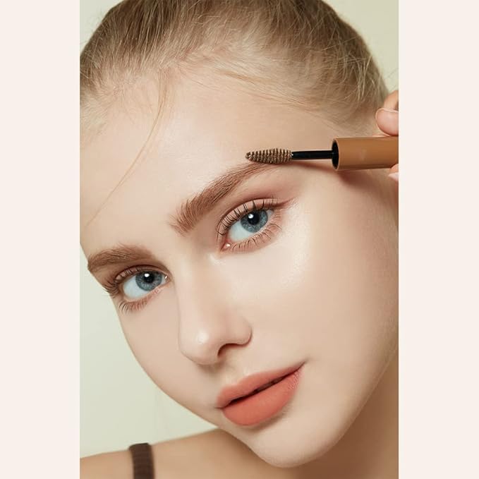 ETUDE Color My Brows - Light Brown (4.5g) | Beeswax & Carnauba Wax | Eyebrow Mascara, Quickly Fixing Natural Eyebrow Makeup with Care Effect | Korean Makeup, Kbeauty