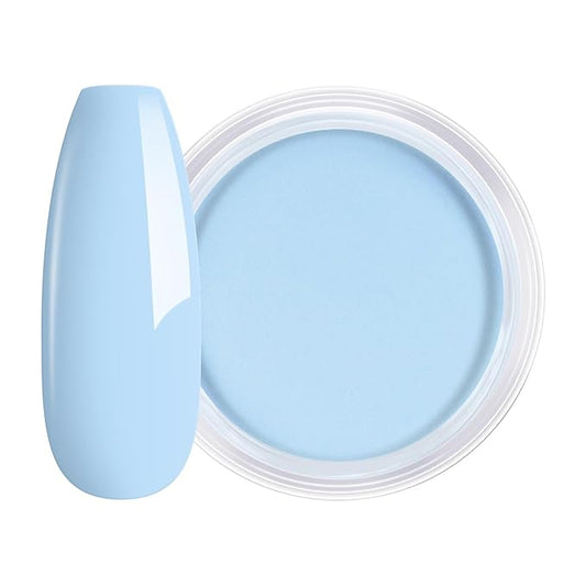 AILLSA Light Blue Nail Dipping Powder - DIY Manicure Salon at Home - Easy to Use - Valentine's Day Gift (1 Oz)