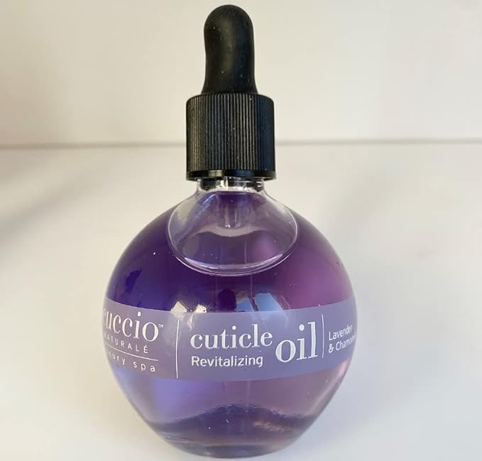 Cuccio Naturale Cuticle Revitalizing Oil - Lavender & Chamomile - Moisturizes, Strengthens Nails - 2.5 oz (Pack of 2)