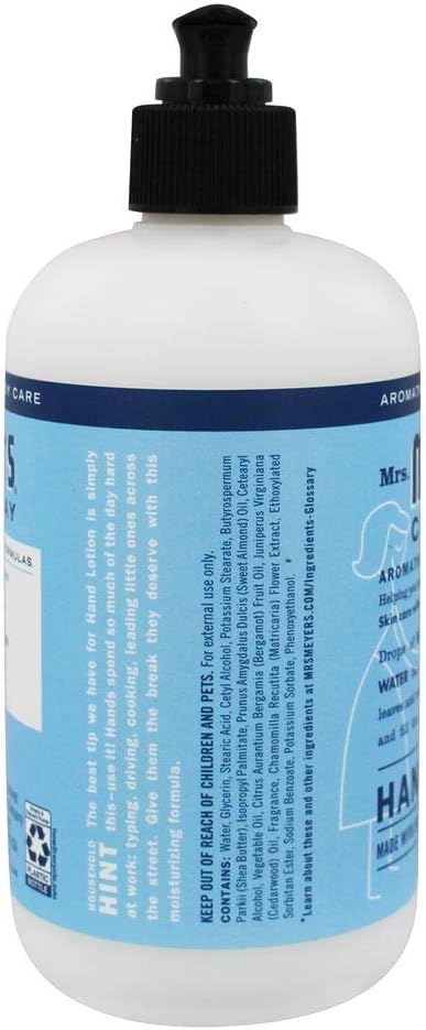 MRS MEYER'S Rainwater Hand Lotion, 12 FZ