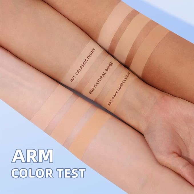 Oil Control Face Pressed Powder, Matte and Smooth Translucent Powder Setting Powder Makeup, Waterproof Long Lasting Finishing Face Powder, Cruelty-free (01 Calassic)