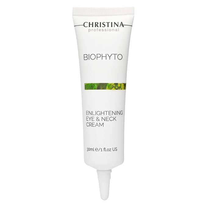 '-CHRISTINA- Bio Phyto Enlightening Eye and Neck Cream with Vitamin E | Under Eye Cream with Gentle Hydration and Rejuvenating Effect for All Skin Types 30ml