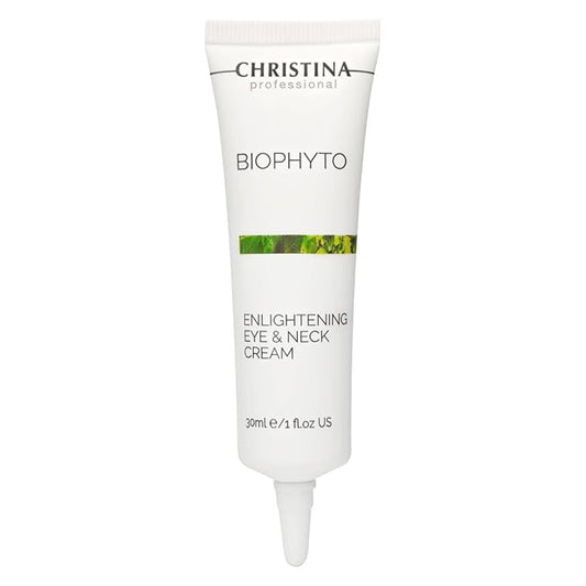 '-CHRISTINA- Bio Phyto Enlightening Eye and Neck Cream with Vitamin E | Under Eye Cream with Gentle Hydration and Rejuvenating Effect for All Skin Types 30ml
