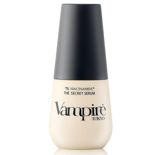 Vampire The Secret Serum, Vampire TOKYO Niacinamide Serum, Hali, Gloss, Moisturizing Care, Supports Dry Skin, Transparency, CICA Retinol Formulated, Made in Japan, Korean Cosmetics