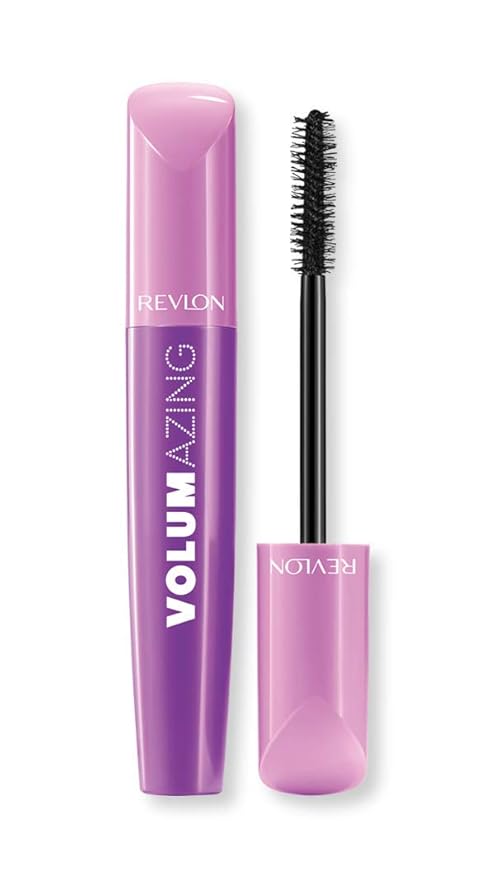 Revlon Mascara, Volumazing Eye Makeup, Non-Waterproof, No Clump, Smudge Proof, Flake Proof, 901 Blackest Black, 0.30 Fl Oz