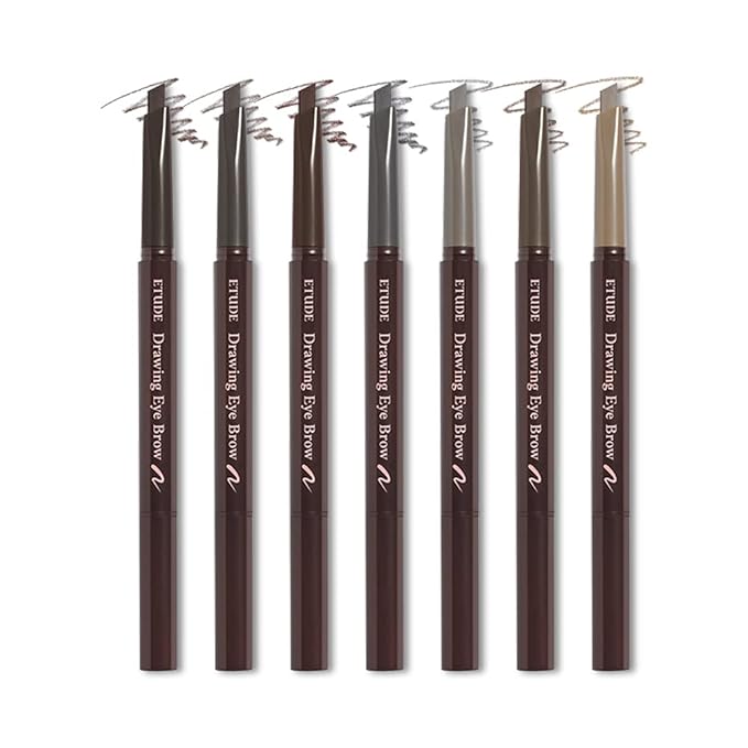 ETUDE Drawing Eye Brow - Gray | Long-Lasting Eyebrow Pencil for Soft Textured Natural Daily Look Eyebrow, Korean Makeup, Kbeauty, Perfect for Gift