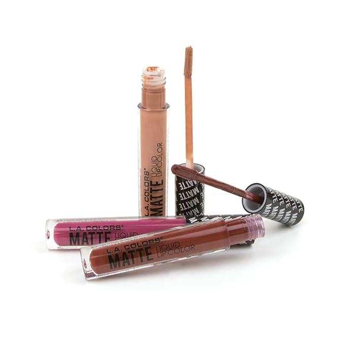 L.A. COLORS Matte Liquid Lip Color, Feisty CLG412