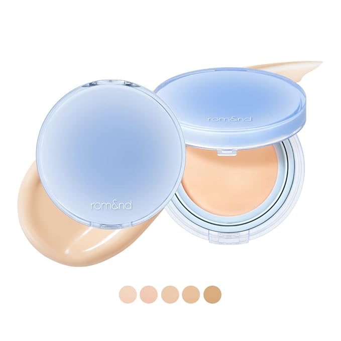 rom&nd Bare Water Cushion 20g (03 Natural 21), Healthy hydrated, Instant hydration, Comfortable skin, Long lasting, Extra moist, Glow, Vegan 0.7055 Ounce