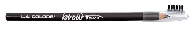 L.A. COLORS On Point Brow Pencil, Soft Black CBP398