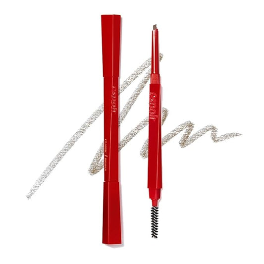 Espoir The Brow Balance Pencil #6 Light Taupe | Eye Brow Pencil Quick and Easy to Draw without Clumping with Slim Triangle Shape| A Detailed and Rich Eyebrow Texture | Korean Eyebrow Makeup