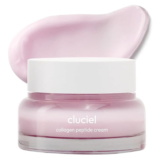 Collagen Peptide Cream I Face Moisturizer with Collagen, 7 Peptides, Vitamin B12, Targets Dullness, Boost Elasticity, Vegan, Cruelty-Free, Korean Glass Skin (50ml / 1.69 fl.oz)