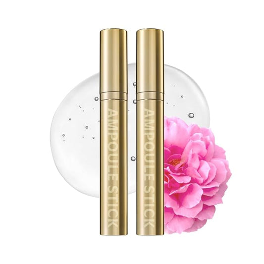 ISOI Intensive Lifting Gua Sha Ampoule Stick, Firming & Wrinkle Care with Bulgarian Rose Oil & Peptide Complex, Korean Skin Care (1 fl.oz, 15ml x 2)