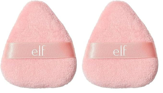 e.l.f. Halo Glow Powder Puff, Soft, Reusable Powder Puff For Applying Loose Or Pressed Powders, Easily Conforms To The Face, Vegan & Cruelty-free (Pack of 2)