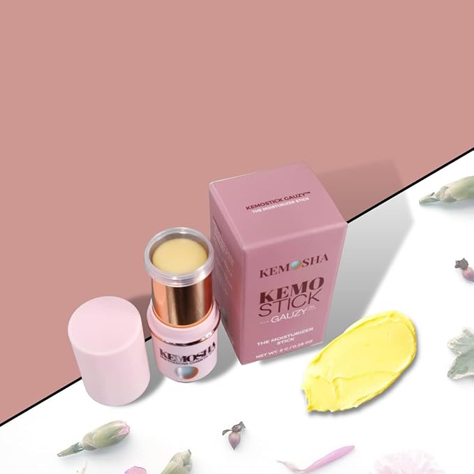 Kemostick Gauzy Face Moisturizer Stick – Multipurpose Beauty Stick for Face, Lips, Neck – Deeply Hydrating Balm Stick – Vegan Moisturizer Stick for All Skin Types
