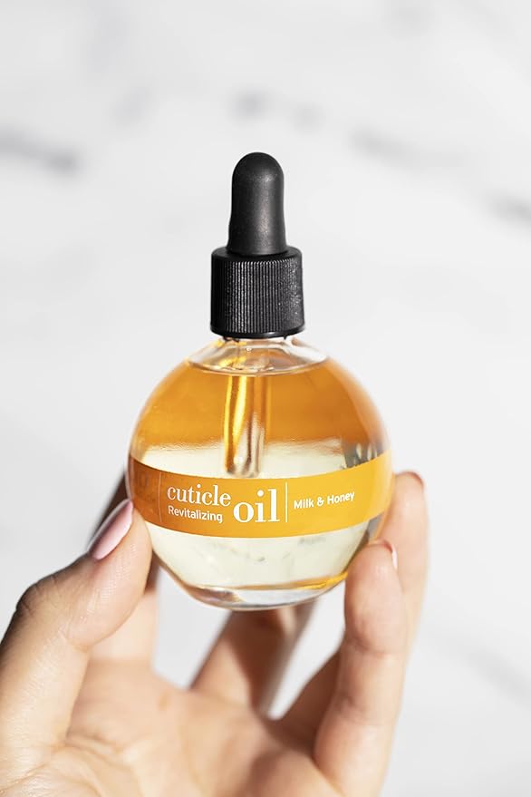 Cuccio Naturale Revitalizing- Hydrating Oil For Repaired Cuticles Overnight - Remedy For Damaged Skin And Thin Nails - Paraben/Cruelty-Free Formula - Milk And Honey - 2.5 Oz (Pack of 2)