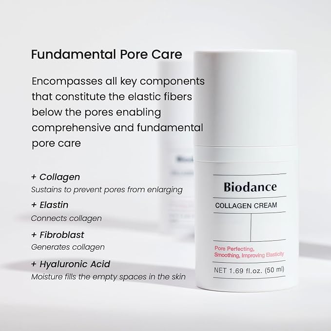 BIODANCE Collagen Cream | Firming Facial Moisturizer with Collagen, Mineral water, Hyaluronic Acid for Face | 1.69 fl.oz, 50ml