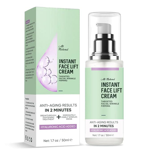 Instant Face Lift Cream,Skin Tighten And Lift Neck Cream for Women with Plant Extract, Neck, Eye Anti-aging Serum for Smoothing Fine Lines, Wrinkles and Firming Loose Sagging Skin-50ML