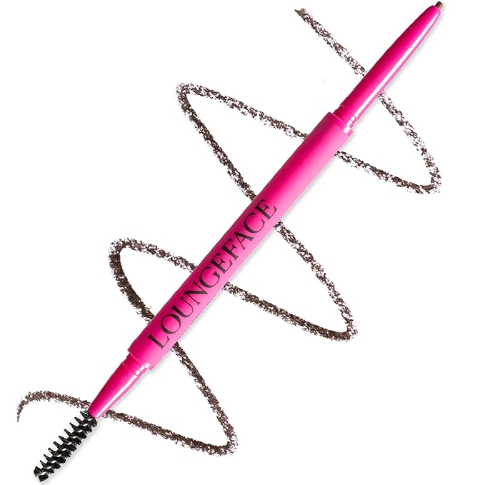 Brow Pencil - Fine Tip, Smooth & Creamy, Long Wearing, Water Resistant - Buildable Looks: Natural to Bold Eyebrows - Vegan & Cruelty Free Women's Beauty, Eyebrow Filler Makeup (Black Brown)