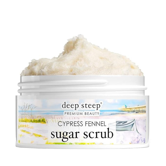 Deep Steep Sugar Scrub, 8oz (Cypress Fennel- Charleston Collection)