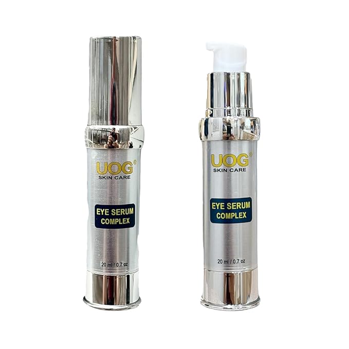 UOG Eye Serum Complex – Rapid Reduction Eye Serum for Dark Circles, Puffiness, Wrinkles & Crow’s Feet | Anti-Aging Formula for Firm, Youthful Eyes | Hydrates & Smooths (20ml / 0.7oz)