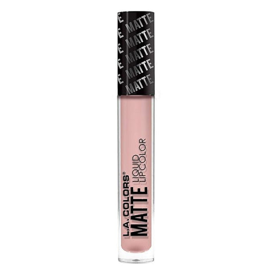 L.A. COLORS Matte Liquid Lip Color, Barely There CLG415