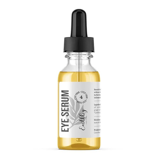 Earthley Wellness Eye Serum, Smoothes Wrinkles, Nourishes Skin, Banishes Dark Eye Circles, Youthful Eyes, Reduce Fine Lines, Parabens and Fragrance Free (15 ml)
