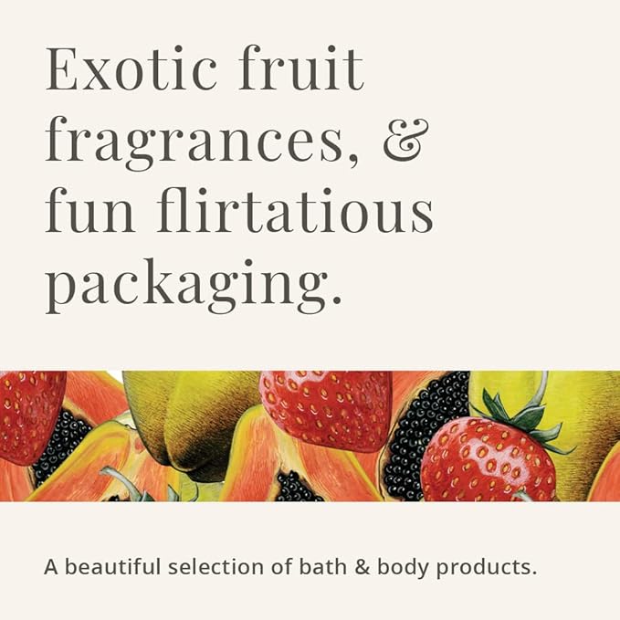 Tropical Fruits Gentle Exfoliating Strawberry & Papaya Sugar Scrub 2 x 550g