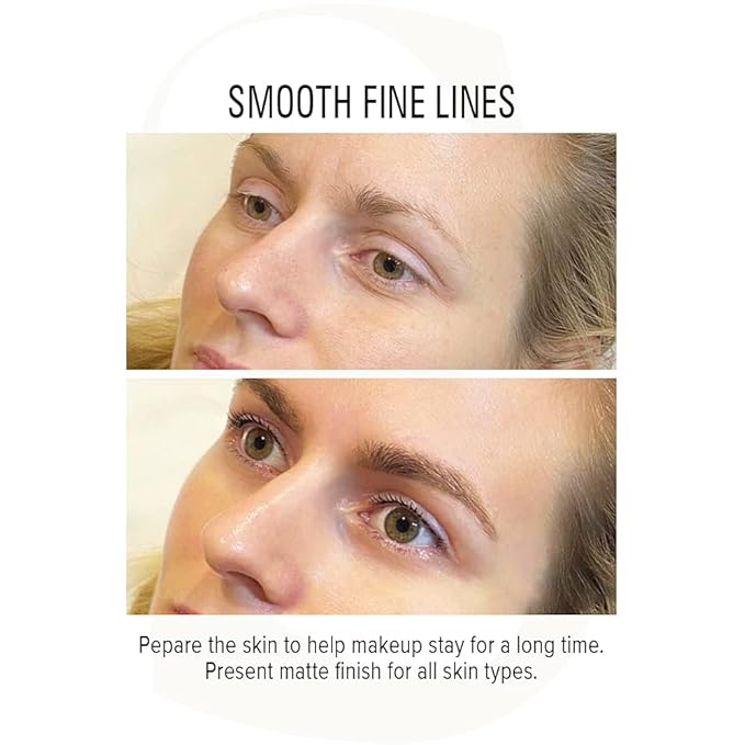 SACE LADY Face Smooth Primer and Flawless Coverage Oil Control Setting Powder, Matte Lasting Face Cosmetics Kit 2Pcs