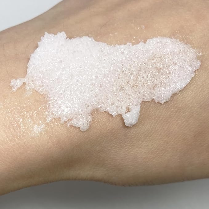 Estesophy Salt Scrub_Peach Korean Salt Body Scrub, Salt Massge, Salt Soap, Body Care, Peach Salt Shower 4.2oz (120g)