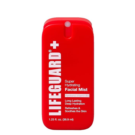 Lifeguard Super Hydrating Facial Mist - Vitamin B Infused, Face Mist Hydrating Spray for All Skin Types, Light-weight Face Moisturizer - 1.25 fl. oz.