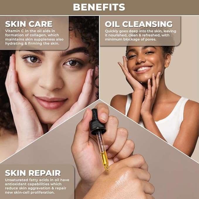 100% Plant Based Organic Pumpkin Seed Oil for Hair Growth - Pure, Cold-Pressed, Nutrient-Rich Pumpkin Oil for Stronger, Fuller Hair | Rich in Vitamins & Minerals - Multi-Purpose Use for Beauty