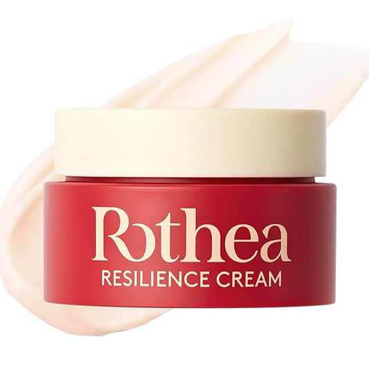 Rothea Resilience Cream - Face and Neck Cream, Moisturizer | Comprehensive Anti-Aging with Bakuchiol (Natural Retinol Alternative), Peptide, Mushroom Collagen, Anti-Wrinkle Clean Beauty, 0.5 oz