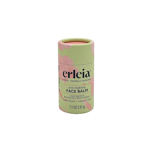 Face Balm - Solid Facial Moisturizer for Acne, Vegan, Cruelty-Free, Travel-Friendly, Plastic-Free, Sustainably-Sourced Ingredients