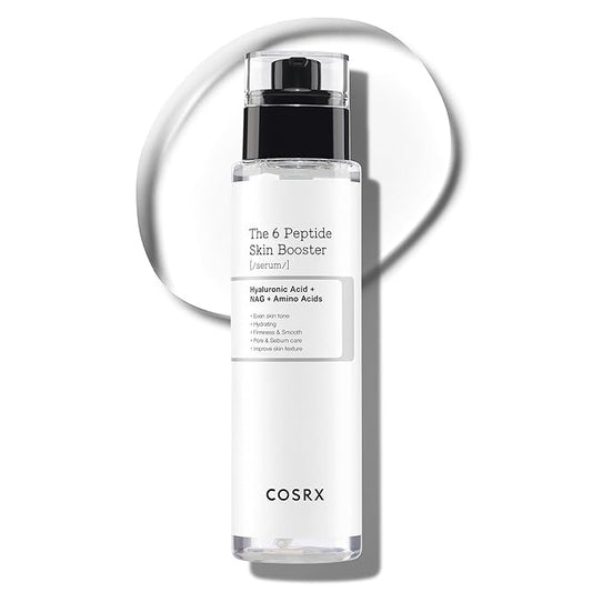 COSRX 6X Peptide Collagen Booster Toner Serum, Niacinamide & Hyaluronic Acid Facial Essence for All Skin Types, Korean Skin Care, Paraben Free, 150mL/5.07 Fl.Oz