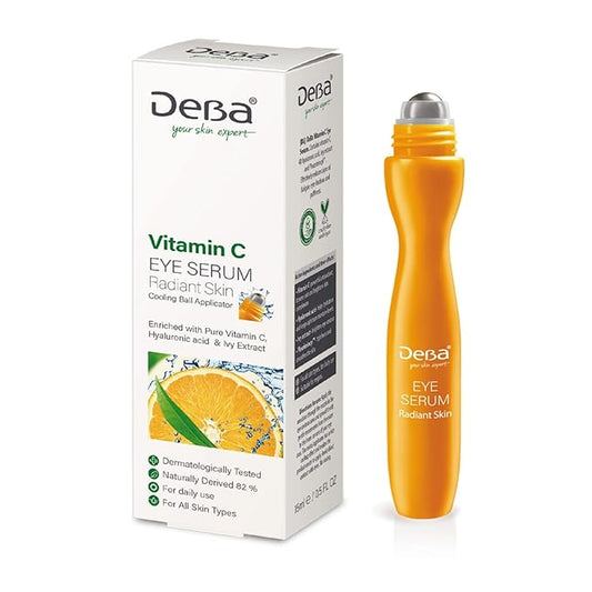 DeBa Vitamin C Eye Serum Radiant Skin Enriched with Pure Vit. C, Hyaluronic Acid and Ivy Extract