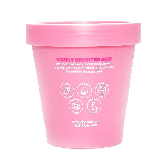 Ice Cream Scrub, Clean Exfoliating Sugar Scrub with Whipped Shea Butter Scrub & Nourishing Oils, Gentle & Moisturizing Sugar Scrub, Fights Dryness and Locks in Hydration, Cake Scent 200ml