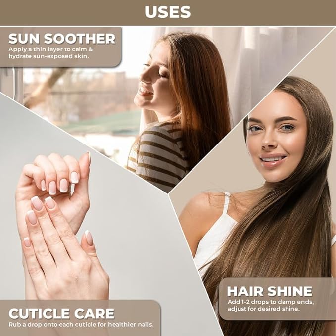100% Plant Based Macadamia Hair Oil with Dropper | Perfect Macadamia Oil for Soft Skin, Strong Hair, Scalp Massage, Face Moisturizer & Body Massage | Sulfate & Paraben Free