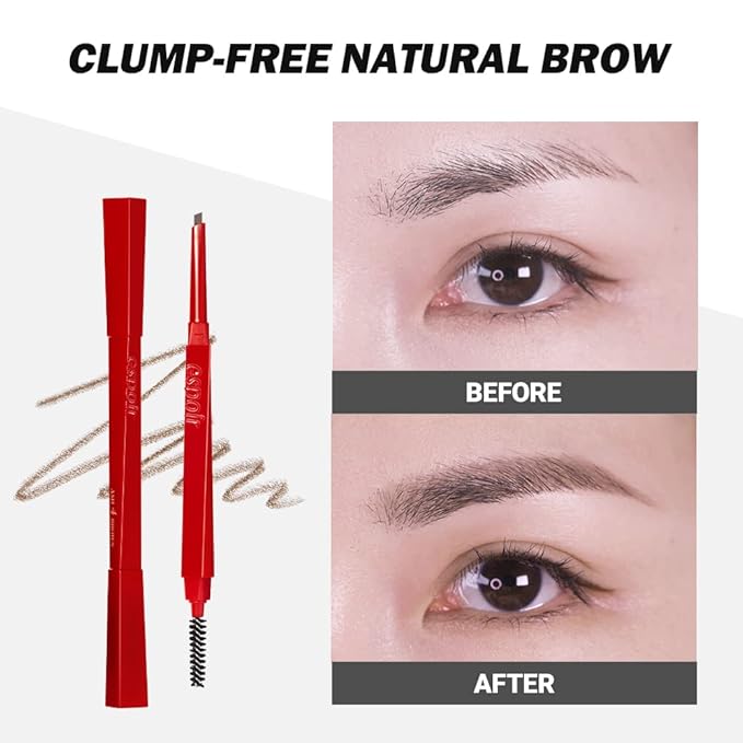 Espoir The Brow Balance Pencil #2 Cool Gray | Eye Brow Pencil that's Natural and Easy to Draw without Clumping | A Detailed and Rich Eyebrow Texture | Korean Makeup