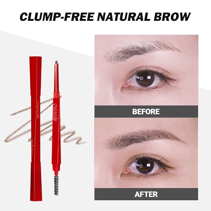 Espoir The Brow Balance Pencil #1 Classic Brown | Eye Brow Pencil that's Natural and Easy to Draw without Clumping | A Detailed and Rich Eyebrow Texture | Korean Makeup