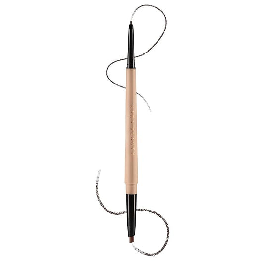 KARA BEAUTY DOUBLE-ENDED Brow Pencil - Dual-Ended - VEGAN (DARK BROWN)