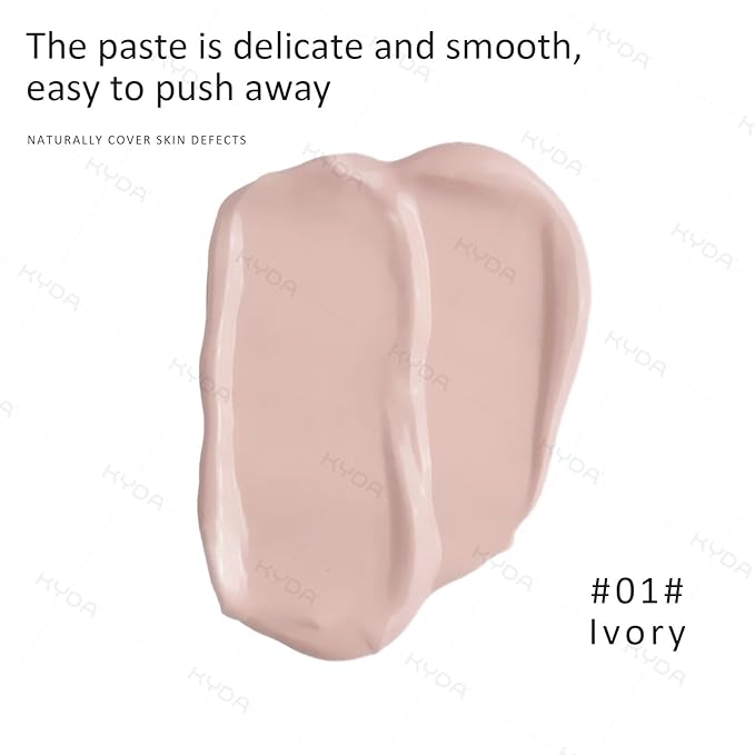 Ownest Mushroom Head Air Cushion BB Cream, Concealer Lasting Nude Makeup Moisturizing Pigment CC Liquid Foundation, Even Skin Tone Makeup Base Primer-Natural
